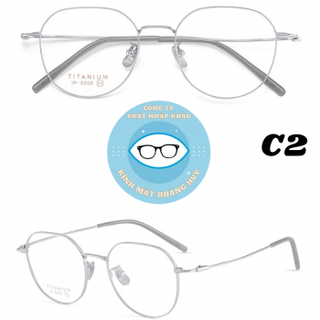 Gọng kính kim loại mã 6208